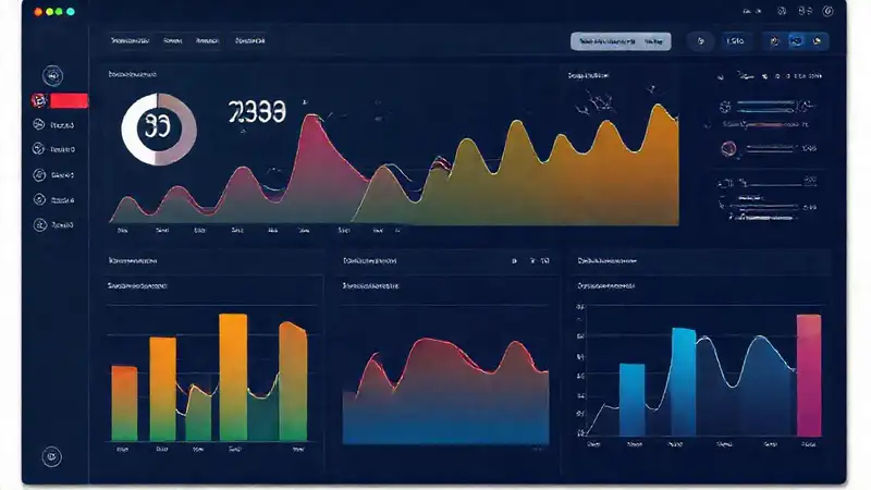 Panel digital muestra datos clave visuales