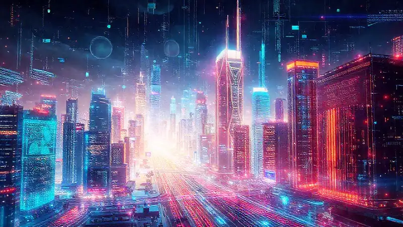 Una ciudad futurista