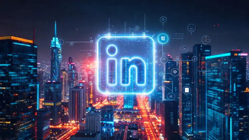 Ciudad futurista digital y dinámica