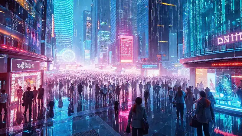 Una ciudad futurista