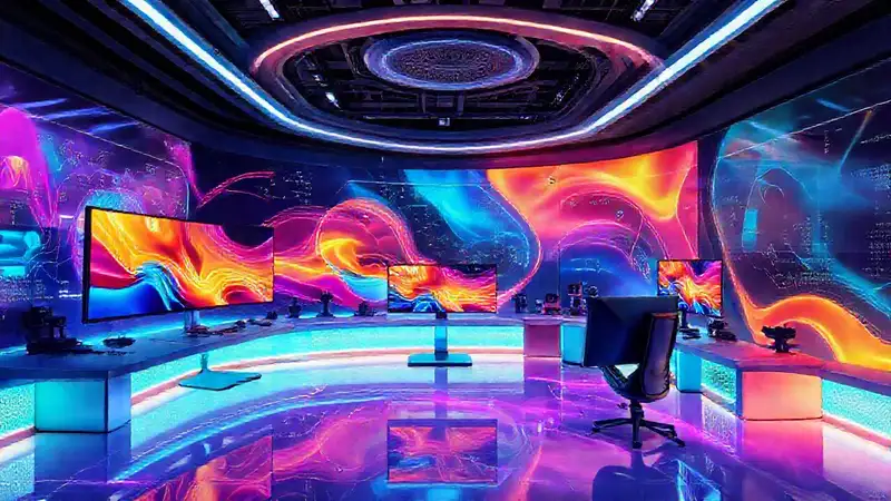 Estudio futurista: arte digital innovador