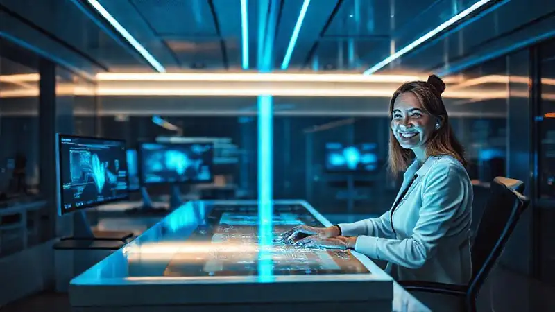 Un despacho futurista promueve productividad serena