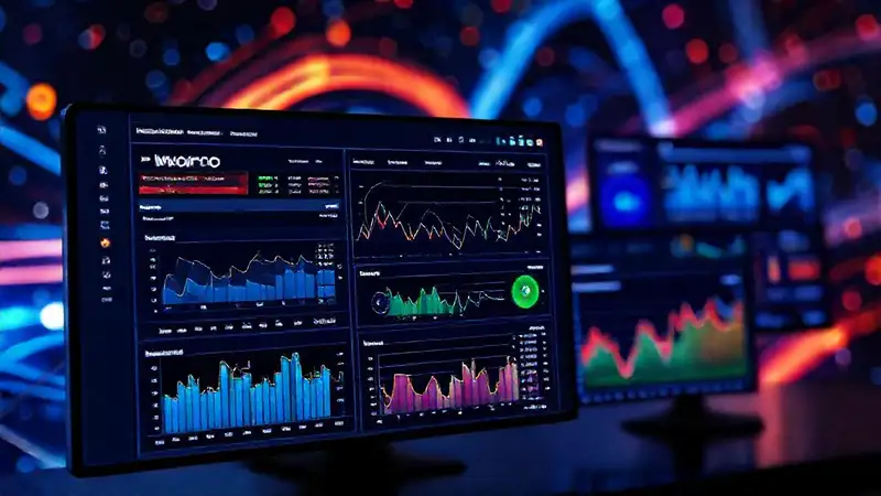 Interfaz digital moderna para análisis técnico
