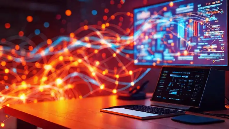 Redes digitales conectan ideas visualmente