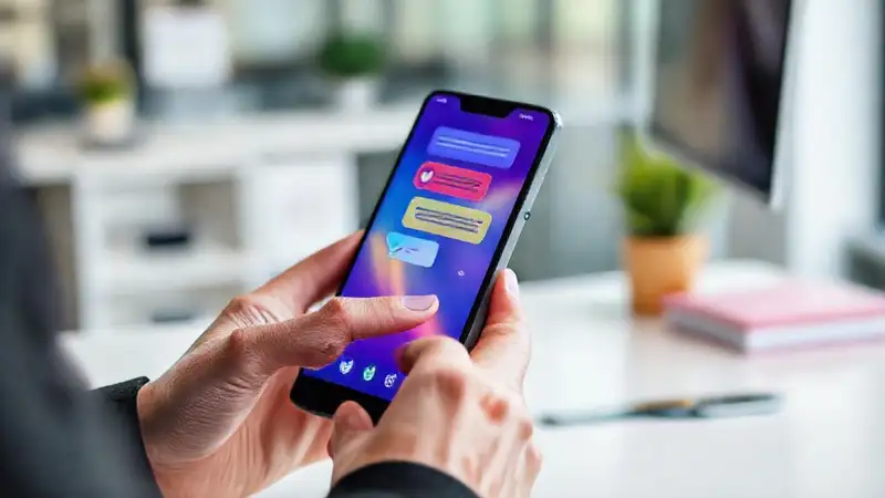 Un smartphone moderno ofrece asistencia digital