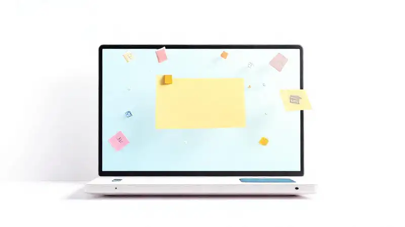 Una libreta digital minimalista y alegre