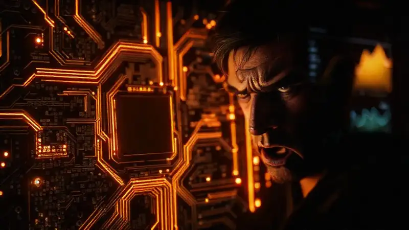 Un circuito digital oscuro y frustrante
