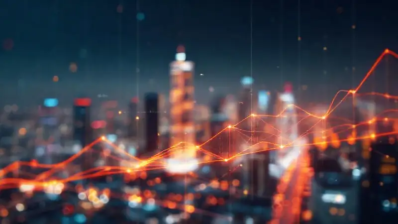 Visualizaciones de datos futuristas y elegantes