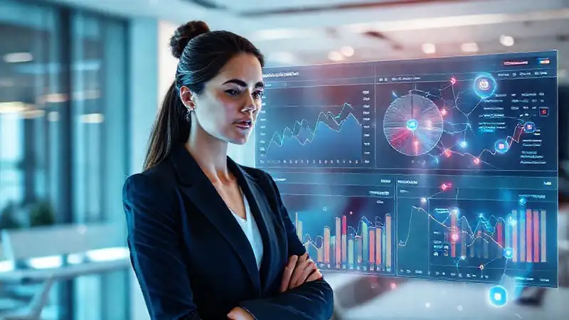 La IA visualiza datos empresariales modernos