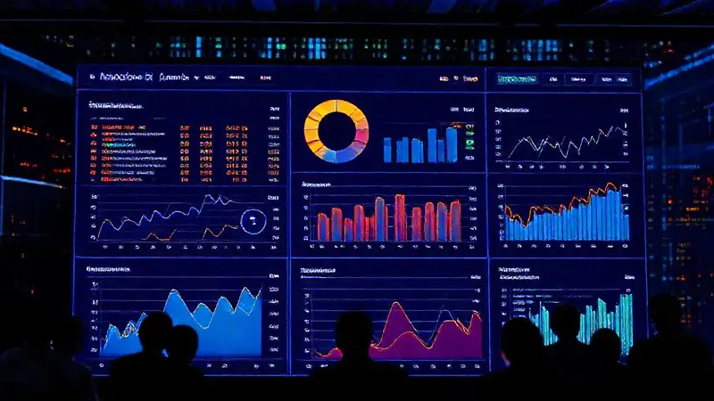 Un panel analítico digital muestra datos claros