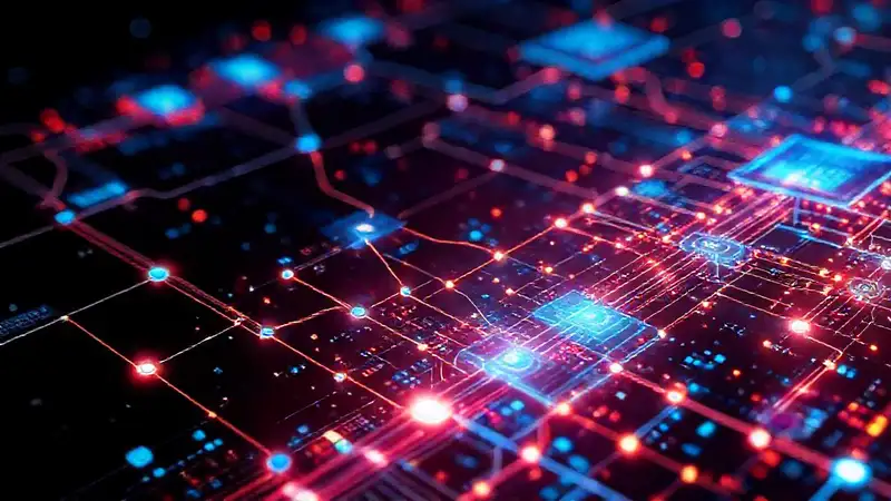 Red digital futurista