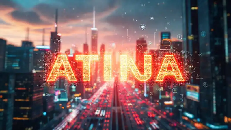 Ciudad futurista, holográfica e interactiva