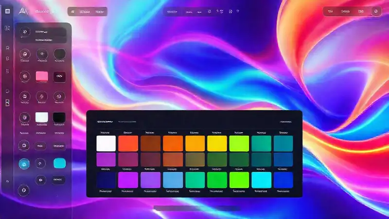La IA ofrece paletas de color profesionales