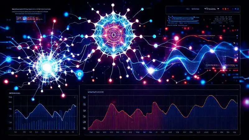 Visualización de datos futurista e informativa