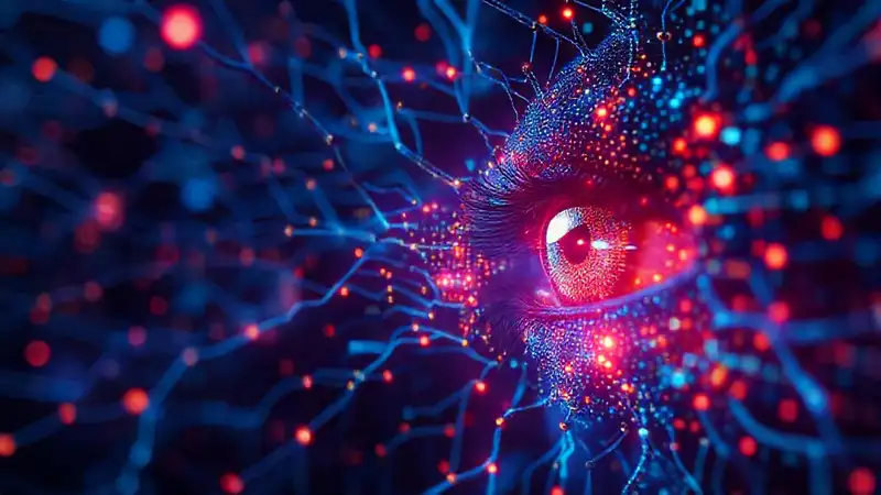 Redes neuronales digitales evocan misterio futurista
