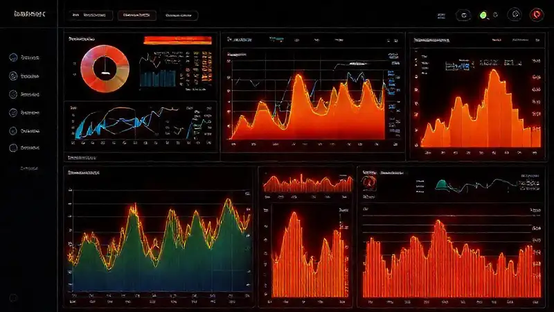Un panel de control digital brillante e informativo