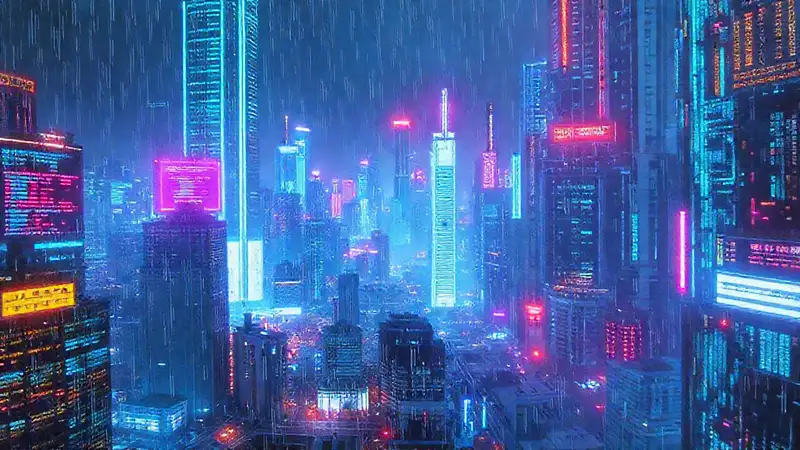 Ciudad cyberpunk