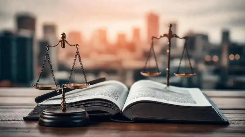 Justicia legal, diseño profesional, seriedad implícita