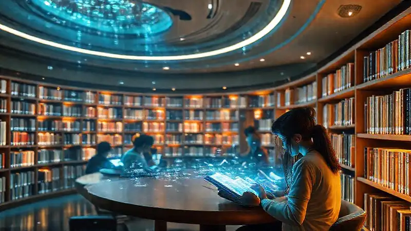 Una biblioteca futurista y accesible inspira lectura