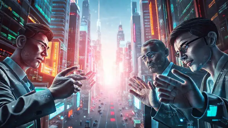 Una ciudad futurista exhibe tecnología avanzada