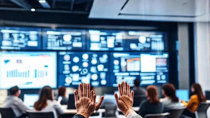 Un equipo diverso trabaja en datos digitales