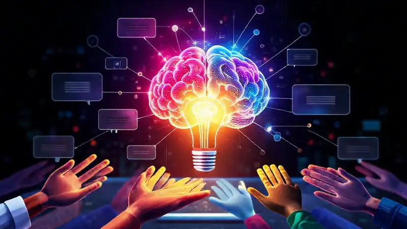 Innovación digital colaborativa y brillante