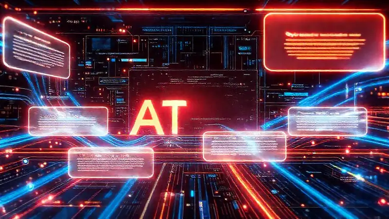 Interfaz digital futurista y visualmente impactante