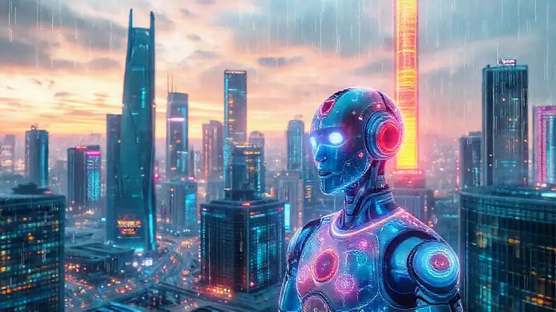 Una ciudad futurista