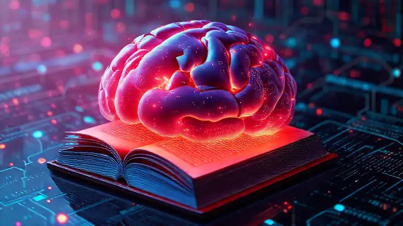 Una IA visualiza datos digitales brillantes