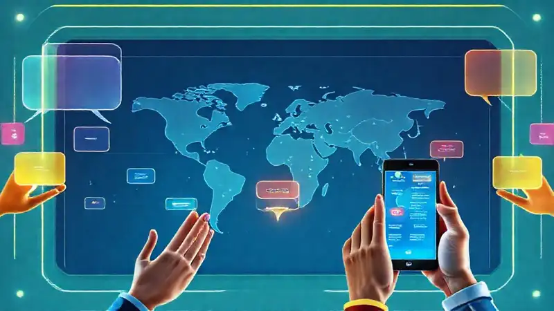 Tecnología moderna e intuitiva global