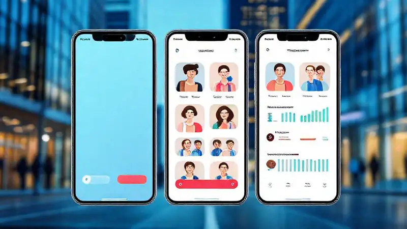 Mockup de móvil, datos y diseño moderno
