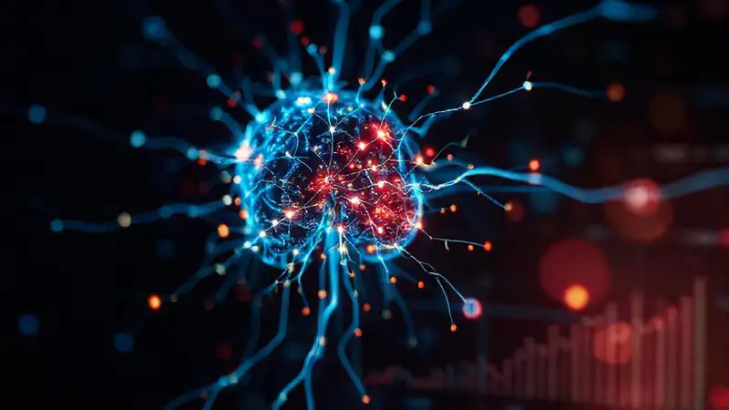 Red neuronal futurista analiza datos visualmente